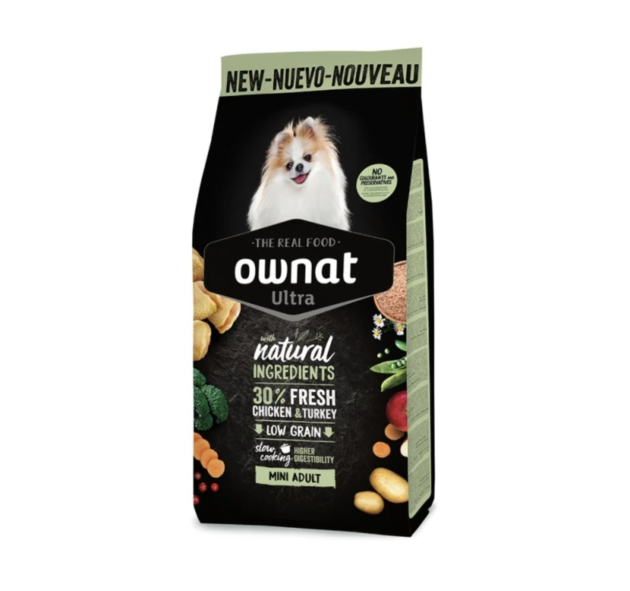 Ownat Ultra Mini Adult Κοτόπουλο & Γαλοπούλα 3kg